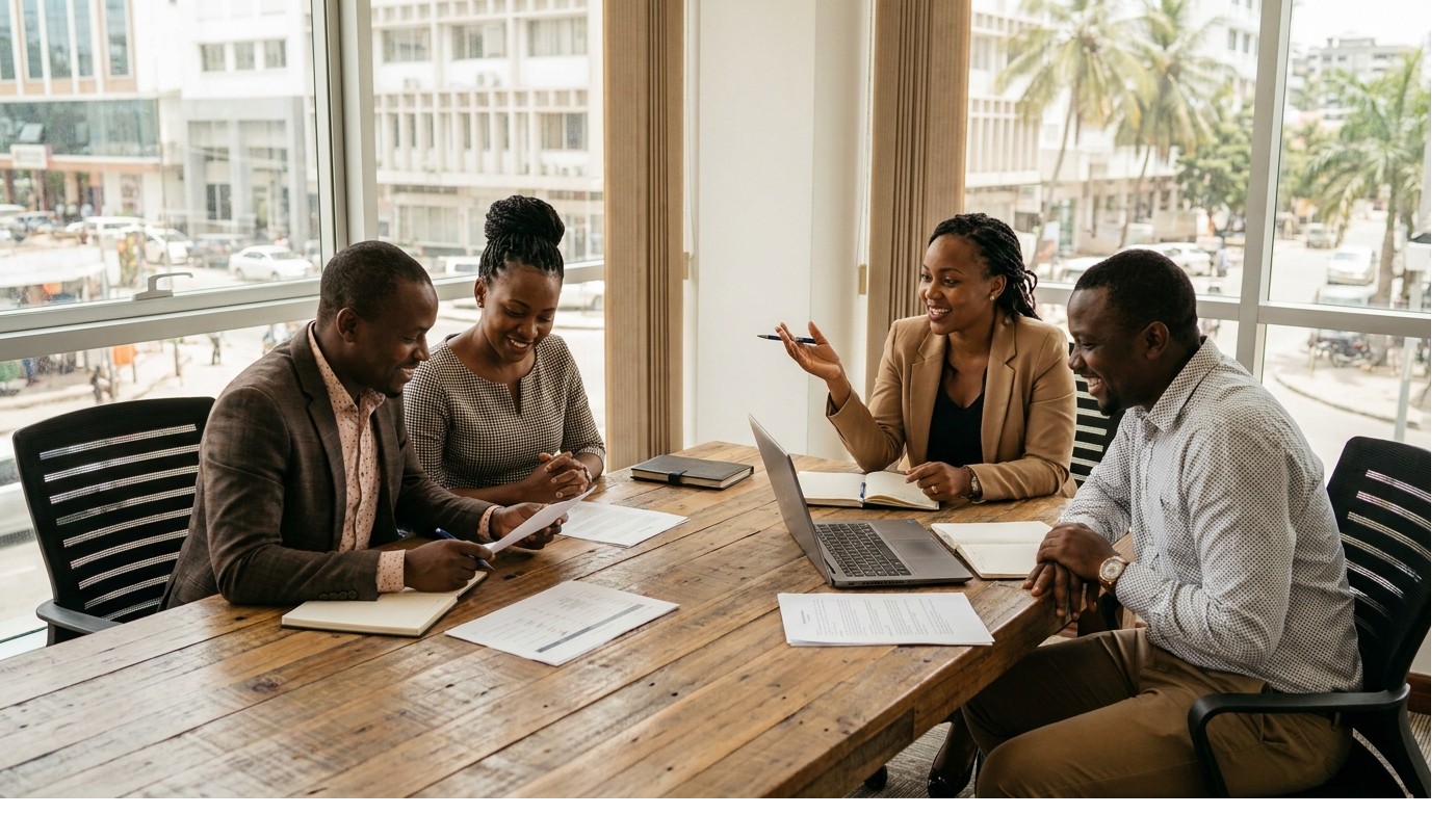 HR professional at work in Dar es Salaam